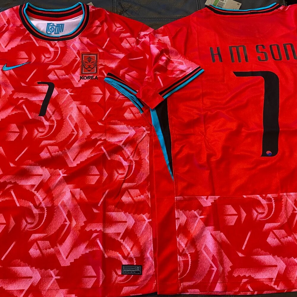 Nike SOUTH KOREA National Team HEUNG MIN SON Men's JERSEY Sz M,L,XL,2X TOTTENHAM